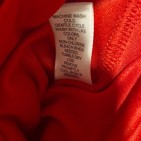 ❤️Cato Elegant Red Layered Skirt - Picture 6 of 6